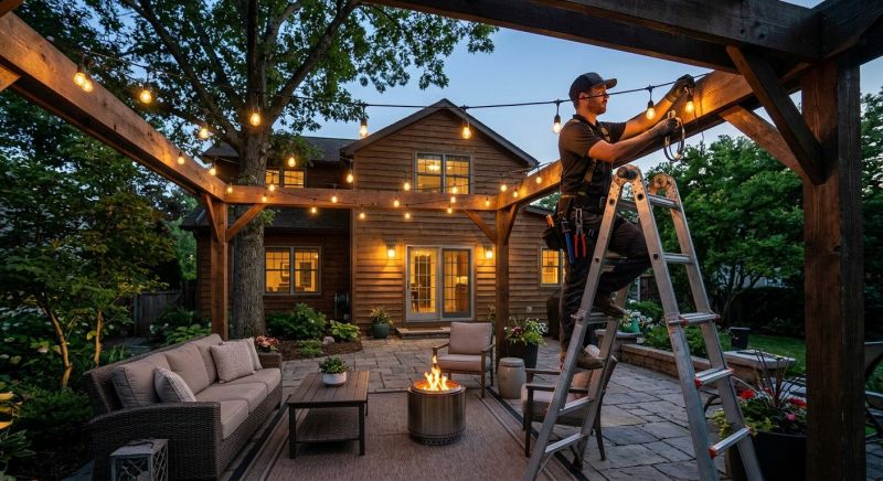 Backyard Lighting Service in Alpharetta, GA