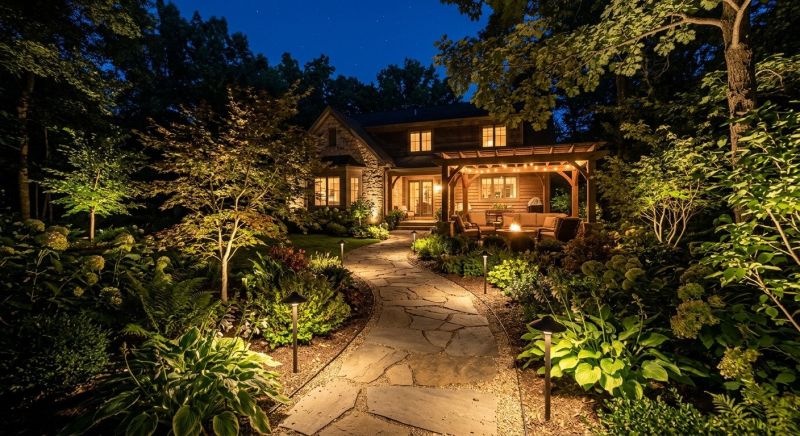 Garden Lighting Installation in Kansas City, KS