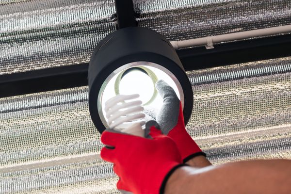 Fluorescent Bulb Installation