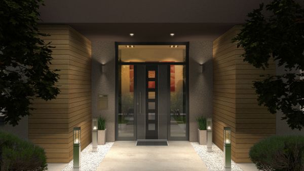 Entryway Lighting Installation